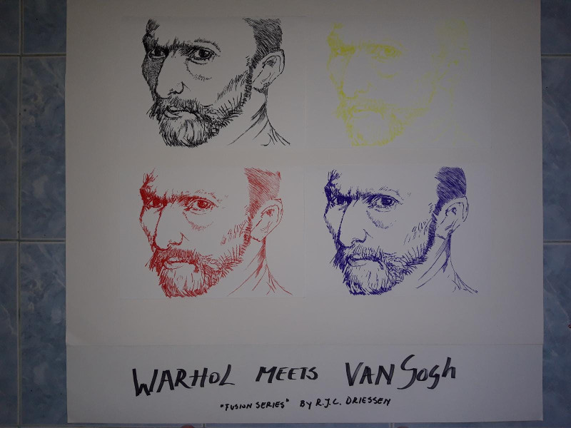 Warhol meets Van Gogh.