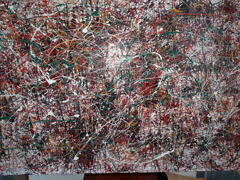 American Modern Art. (Style of Jackson Pollock)