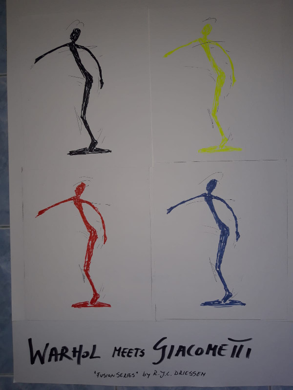 Warhol meets Giacometti